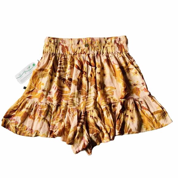 Rip Curl Shorts Sunday Swell Women’s Size XS Flutter Elastic Waist Tropical Prin - Picture 6 of 11